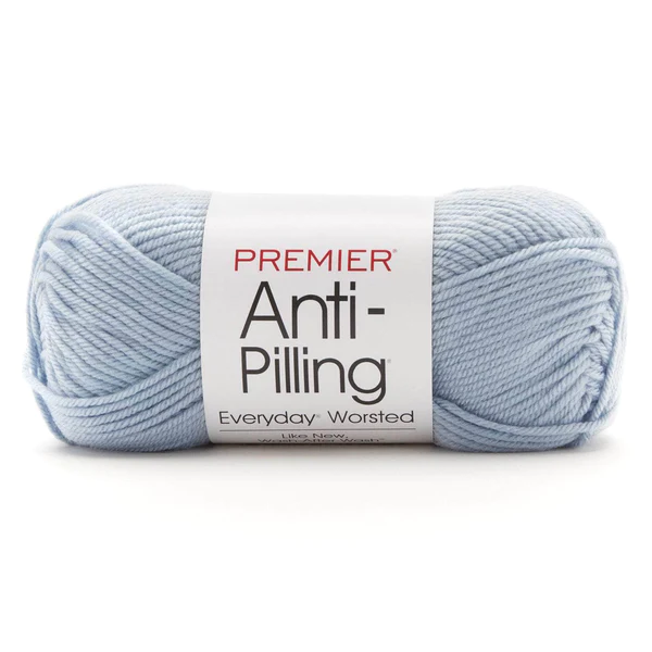 Everyday Worsted 100-48 Quiet Blue. Anti-Pilling Acrylic from Premier Yarns.